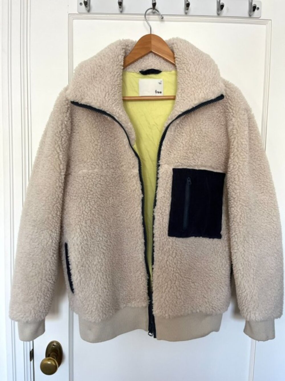 Aritzia Wilfred Free Teddy Jacket | Size Small